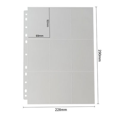 Clear Mtg 9 Pocket Pages / Kaarthouder Cpp Materialen Top Loading ISO