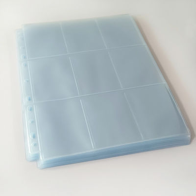 CPP Materiaal 9 Pocket Trading Card Pagina's met Duidelijke Voor- en Achterkant voor TCG Spellen
