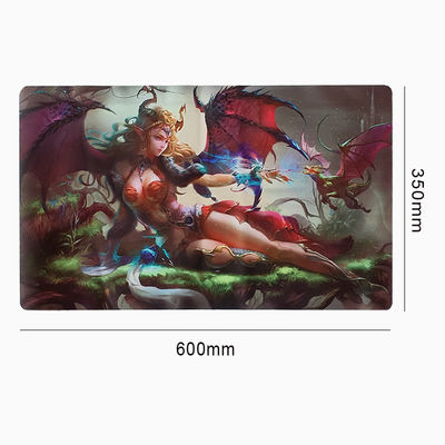 Non Slip Playmat 600x350mm Mtg Game Mats Gladde stof Materiaal