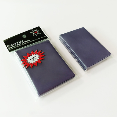 CPP Pro matte kaarthoezen Paarse kleur voorkant Hoge opruiming SGS