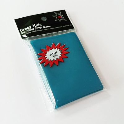 WS Color Card Sleeves Blauw Sterke lasnaden Mat Getextureerde Oppervlaktebehandeling SGS