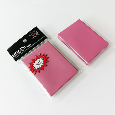 Roze Trading Card Protector MTG / Naruto / Pokemon Card Sleeves 63X88mm Fit