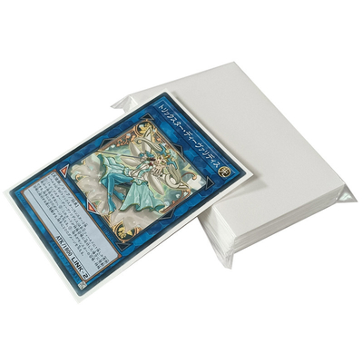 Douane Standaardgrootte YGO 62x89mm van de de Kokers Plastic Kaart van het Raadsspel de Kokers Witte Textuur