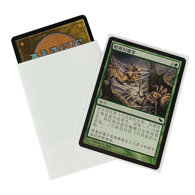 Pp-Grootte 66x91mm MTG-de Douane Oranje Textuur Matte Card Sleeves van Kaartkokers