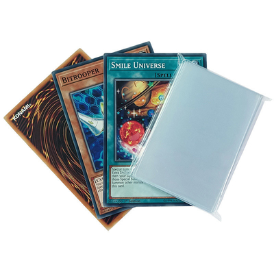 Douane de Duidelijke Kokers van de Handelkaart 44x67mm Mini American Prime Board Game-Kokers