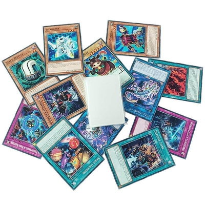 46x71mm Duidelijke Kaartkokers Gemakkelijk Schuifelend Mini European Matte Board