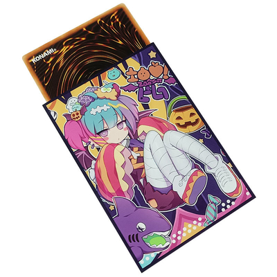 De douane Gedrukte Kleine Grootte van Art Print Game Card Sleeve voor Yugioh-de Beschermers van de Dekkaart
