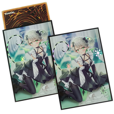 Op maat gedrukte tekenkaartsleeve Holografische kunst Anime YUGIOH Japanse handelkaartsleeven