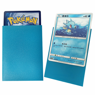 Zuur- en PVC-vrij 66x91 MTG Standard Matte Blue Game Plastic Card Sleeves
