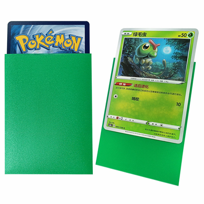 66x91mm MTG Groene mouwen Matte dek Beschermingsmouwen Voor Pokemon kaart