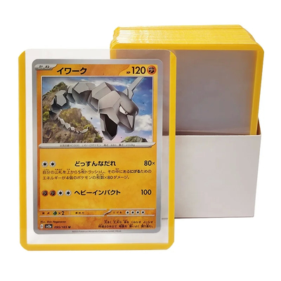 Custom Logo PVC Toploaders Protectors 35pt Top Loading Card Holder Voor Trading Cards