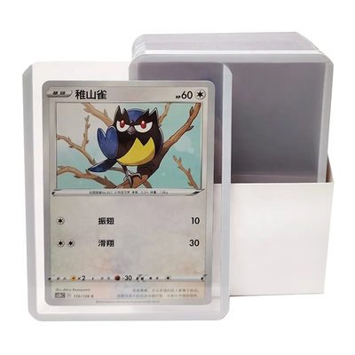 Op maat gemaakt logo PVC Top-loading Trading Card Holder 3X4 Sports Card Toploaders