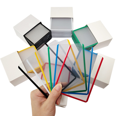 Duidelijke 35C PVC-handelkaarten Baseballkaarten Toploaders voor sportkaarten (25 tellen)