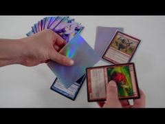 De gedrukte Glanzende Holografische Kokers van de het Dekbeschermer van Kaartkokers Zure Vrije