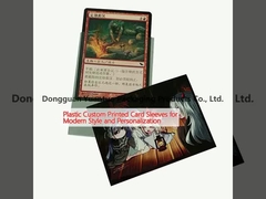 Plastic Custom Printed Card Sleeves voor moderne stijl en personalisatie