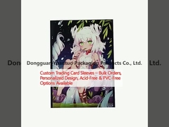 Custom Trading Card Sleeves Bulk orders, gepersonaliseerd ontwerp, zuurvrij en PVC-vrij