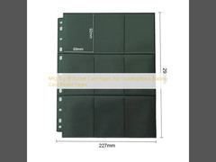 Mtg Tcg 18 Pocket Card Pagina's Top Loading Zwarte Trading Card Binder Pagina's